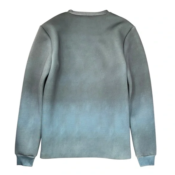 RARE Opening Ceremony x Rene Magritte Gray Blue The Lovers II Printed Sweatshirt - Picture 2 of 7